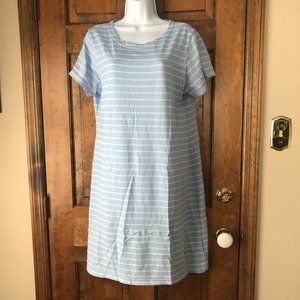 STS Sail to Sable Light Blue w/Stripes Dress X-Large